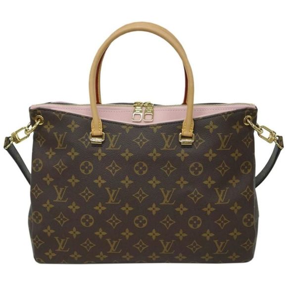 Louis Vuitton Monogram Shoulder Bag Pallas Rose Poodle - Picture 1 of 9